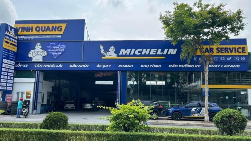 Thái Bình: Đại lý lốp - Michelin Car Service - Vinh Quang